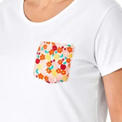 Eclats de jardin  T-shirt blanc