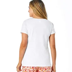 Eclats de jardin  T-shirt blanc