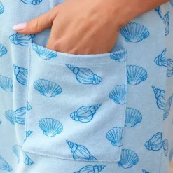 Escale à Santorin Robe imprimée