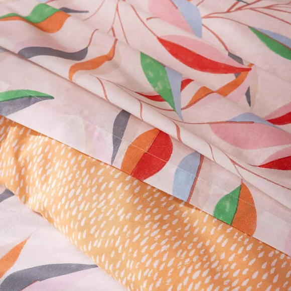 Feuilles à fleurs Drap