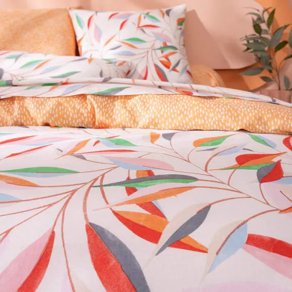 Feuilles à fleursLinge de lit