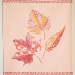 Feuilles qui dansent  6 torchons