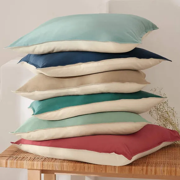 Flanelle unie Taie d'oreiller
