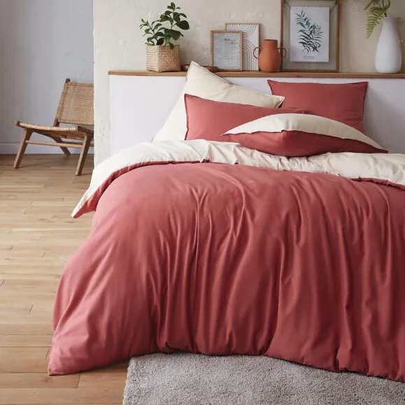 Flanelle unie Taie d'oreiller