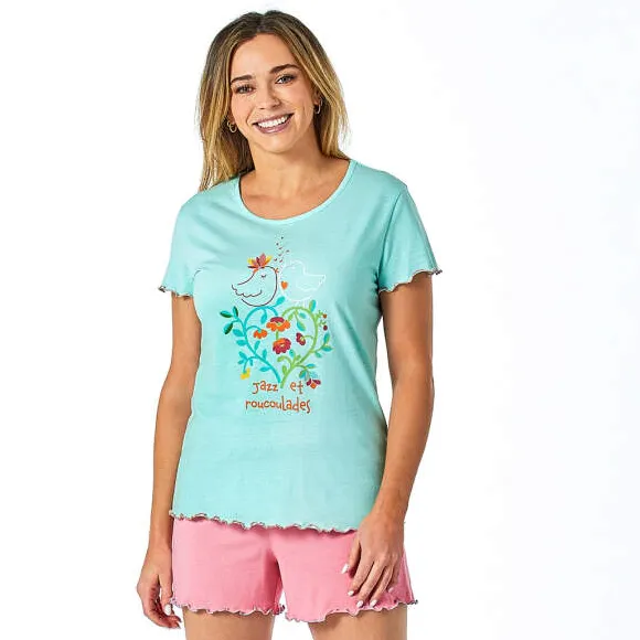 Fleurs de jazz 2 pyjamas