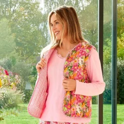 Floralia  Gilet matelassé