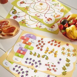 Fruitos rigolos  4 sets de table