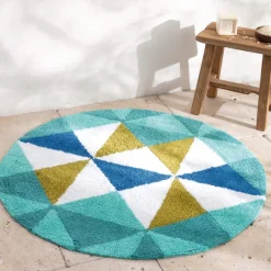 Herbier imaginaire  Tapis de bain tufté