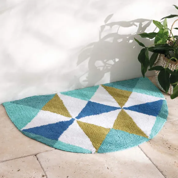 Herbier imaginaire Tapis de bain tufté