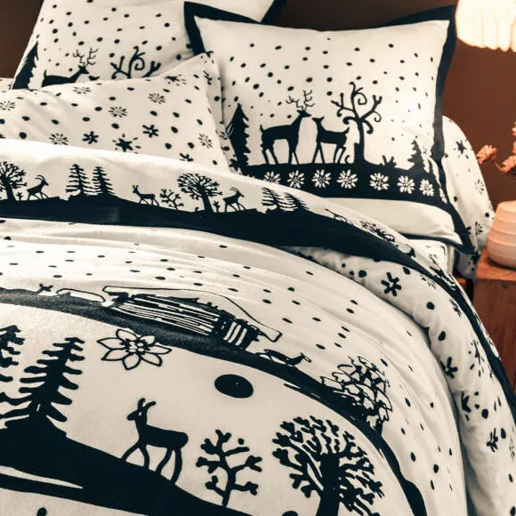 Hiver folkLinge de lit
