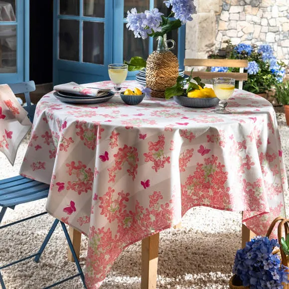 Hortensias délicats Nappe