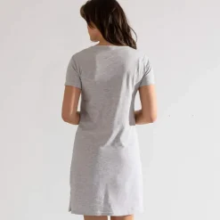 J'aime le yoga  Maxi t-shirt gris chiné