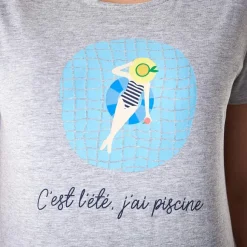 J'ai piscine  Pyjama indigo