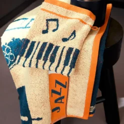 Jazz & vibrations  2 gants de toilette
