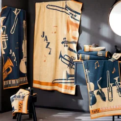 Jazz & vibrations  Maxi drap de bain