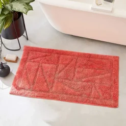 Jeu de lignes  Tapis de bain tufté