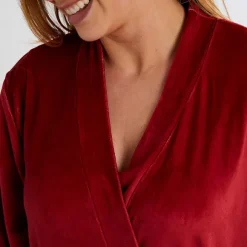 Joli fil rouge  Robe de chambre