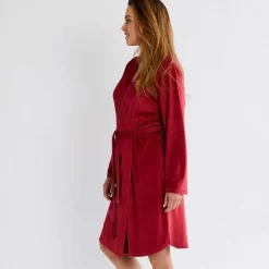 Joli fil rouge Robe de chambre