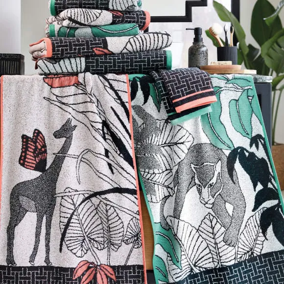 Jungle fantastique 2 gants de toilette