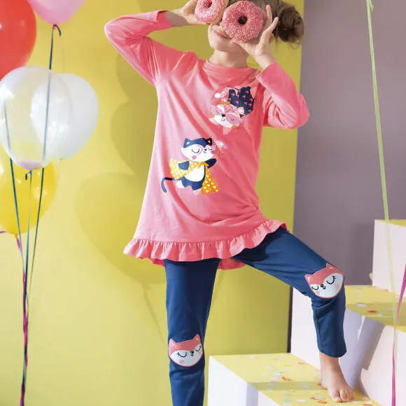 La ligue des doudous extraordinaires Pyjama corail