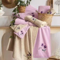 Langage des fleurs Drap de bain