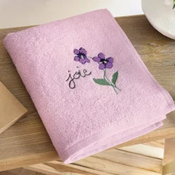 Langage des fleurs  Serviette de bain