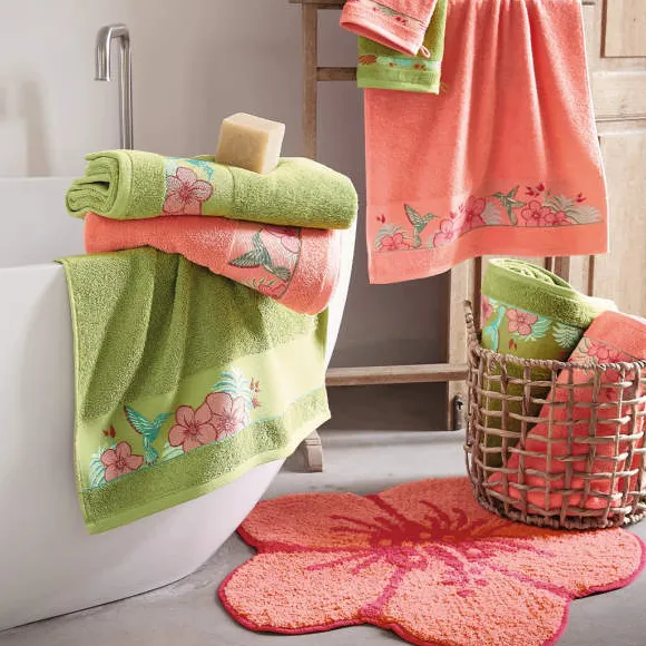 Le chant du colibri Tapis de bain