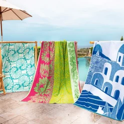 Les couleurs de Corfou  Maxi drap de plage