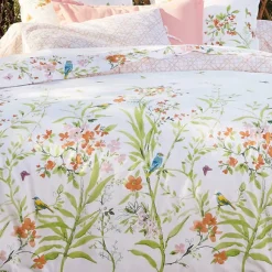 Les oiseaux s'invitent au jardin  Housse de couette