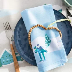 Les patineurs  Serviettes de table