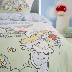 Les schtroumpfs  Parure de lit enfant