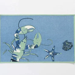 Les trésors de pêche  Tapis de cuisine
