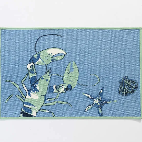 Les trésors de pêche Tapis de cuisine