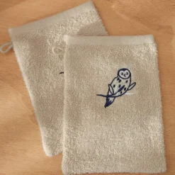 Lune scintillante  2 gants de toilette