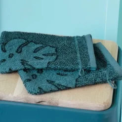 Majestueuse  2 gants de toilette