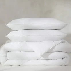 Microfibre 1er prix  Couette et oreiller rectangulaire