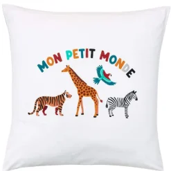 Mon petit monde  Parure de lit housse de couette enfant