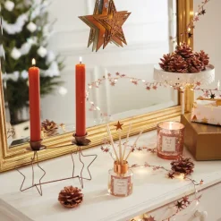 Noël cuivré  Bougeoir