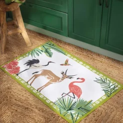 Pause tropicale  Tapis de cuisine