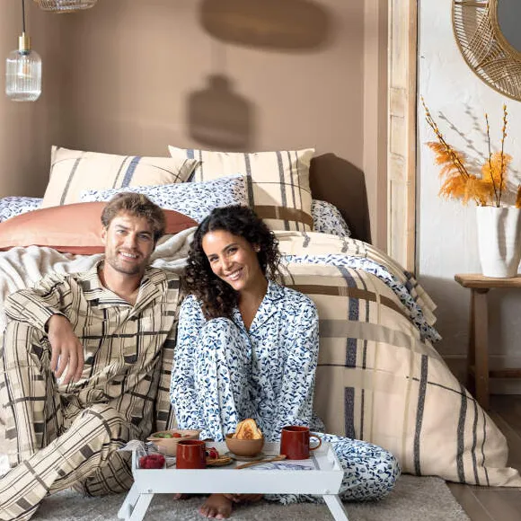 Petit déjeuner au lit Parure 3 pièces
