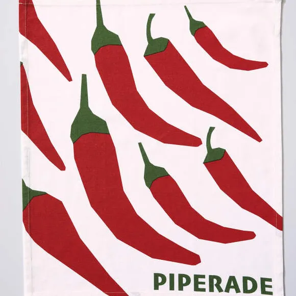 Piperade 3 torchons et 3 essuie-mains