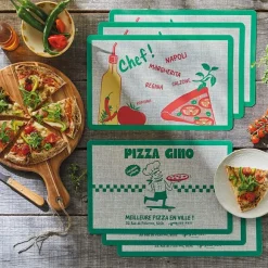 Pizza gino  6 sets de table