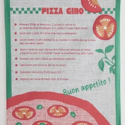 Pizza gino  3 torchons