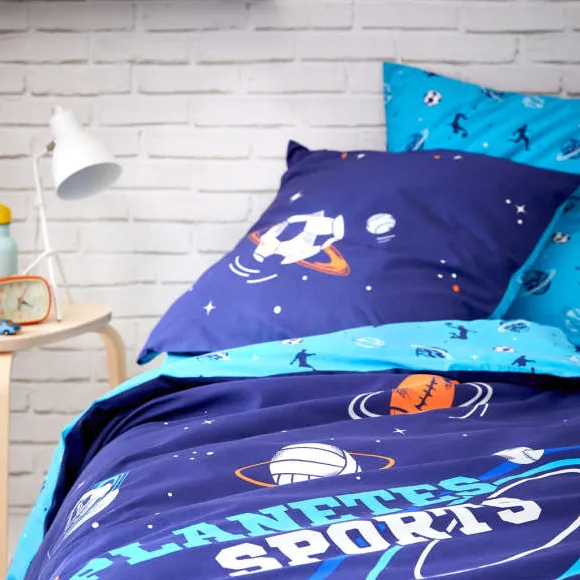 Planètes sports Housse de couette