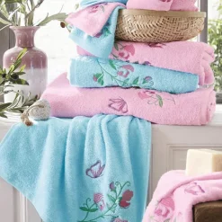 Pois de senteur en folie  Serviette de bain