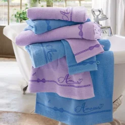 Poème floral  Drap de bain