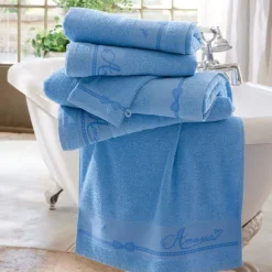 Poème floral  Serviette de bain