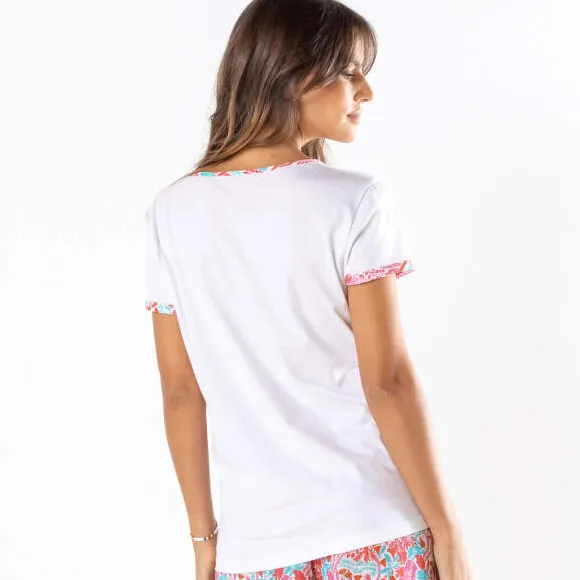 Poésie créole T-shirt blanc