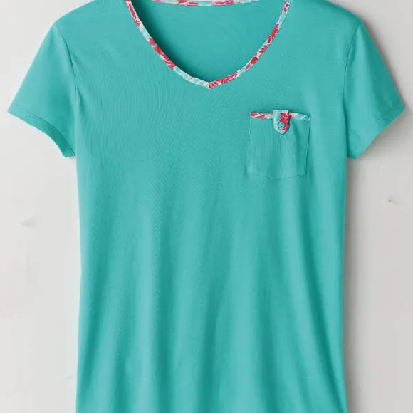 Poésie créole T-shirt turquoise