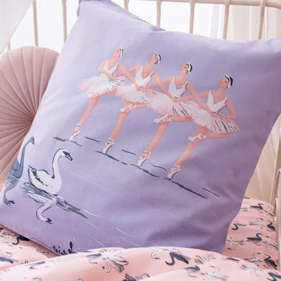 Princesse des cygnes Housse de couette et taie d'oreiller